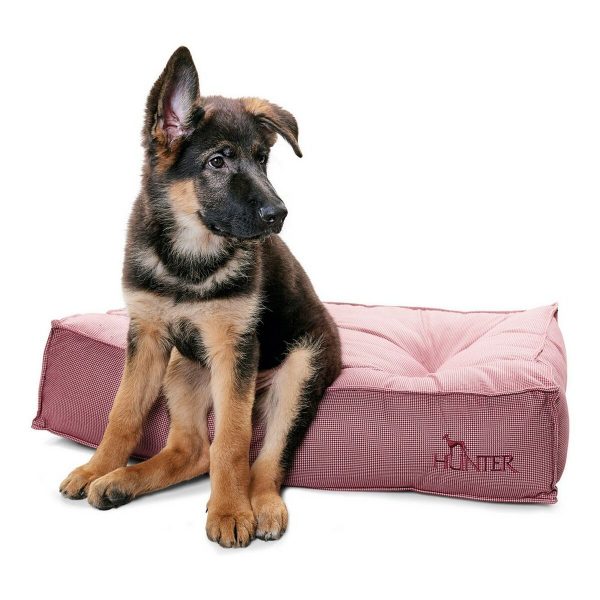 Bed for Dogs Hunter LANCASTER Rood (120 x 90 cm)