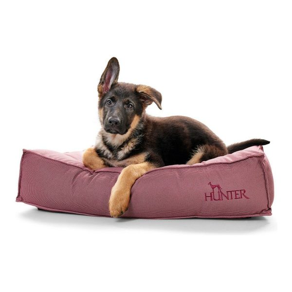 Bed for Dogs Hunter LANCASTER Rood (120 x 90 cm)