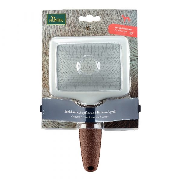 Rugkammen borstel Hunter 2 in 1