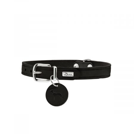 Hondenhalsband Hunter Aalborg Zwart XS 24-29 cm