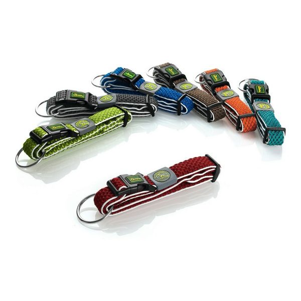 Hondenhalsband Hunter Plus Draad Maat XL Limoen (45-70 cm)