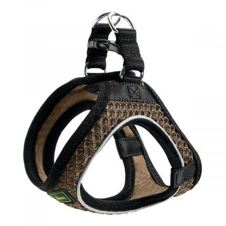 Hondentuigje Hunter Hilo-Comfort Bruin Maat S/M (48-55 cm)