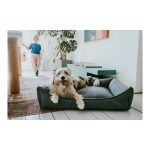Bank voor honden Hunter Prag Blauw 90 x 70 cm