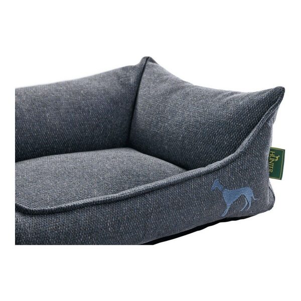 Bank voor honden Hunter Prag Blauw 90 x 70 cm