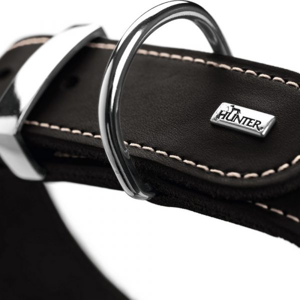 Hondenhalsband Hunter Aalborg Zwart (30-38 cm)