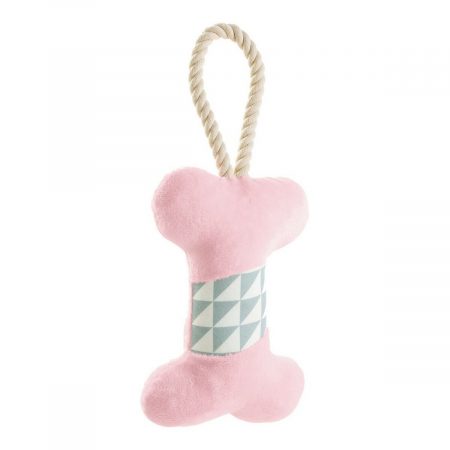 Kauwspeelgoed voor honden Hunter Salima Knuffel Met touw Roze Puppy's