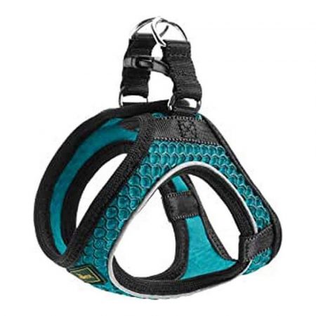 Hondentuigje Hunter Hilo-Comfort Turkoois M/L (58-63 cm)