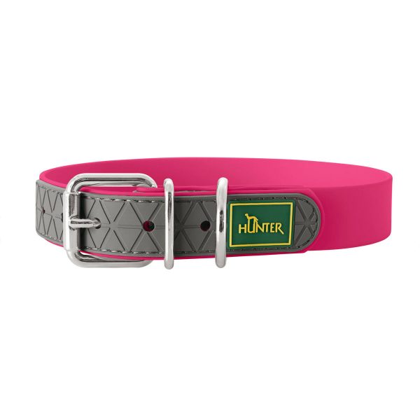 Hondenhalsband Hunter Convenience 53-61 cm L/XL Fuchsia