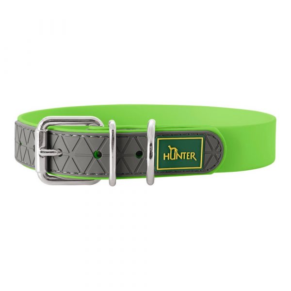 Hondenhalsband Hunter Convenience Maat S Groen (28-36 cm)