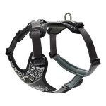 Hondentuigje Hunter Divo Reflecterend Maat L Zwart/Gris (72-100 cm)