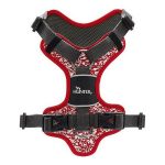 Hondentuigje Hunter Divo Rood Grijs Reflecterend Maat L (72-100 cm)