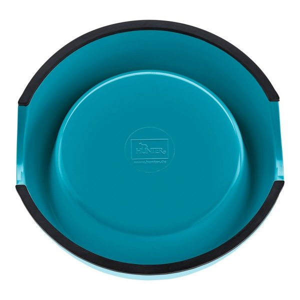 Voerbak voor honden Hunter Melamine Roestvrij staal Blue 160 ml (14,5 x 14,5 x 7 cm)