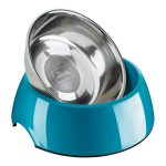 Voerbak voor honden Hunter Melamine Roestvrij staal Blue 160 ml (14,5 x 14,5 x 7 cm)