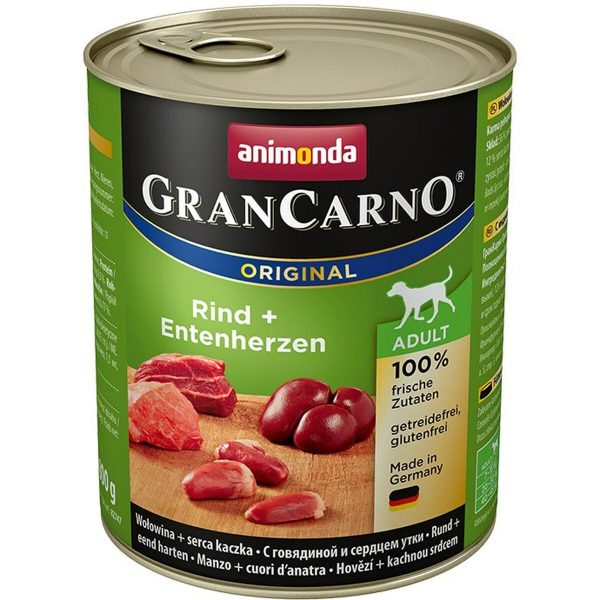 Natvoer Animonda GranCarno Original Kalfsvlees Eend 800 g