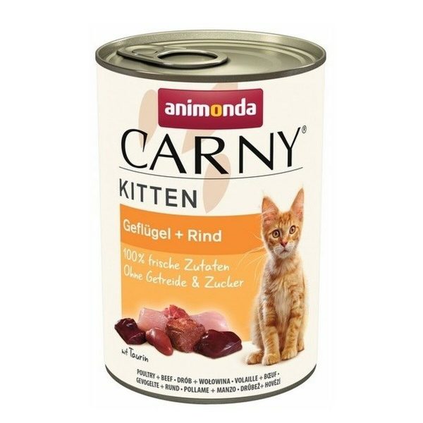 Kattenvoer Animonda Carny Kalfsvlees Vogels 400 g