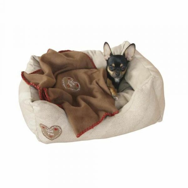 Hondenbed Kerbl Love You 47 x 37 cm Beige