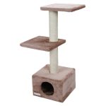 Krabpaal voor Katten Kerbl Venus Sweet Zwart Boomstructuur 30 x 30 x 85 cm