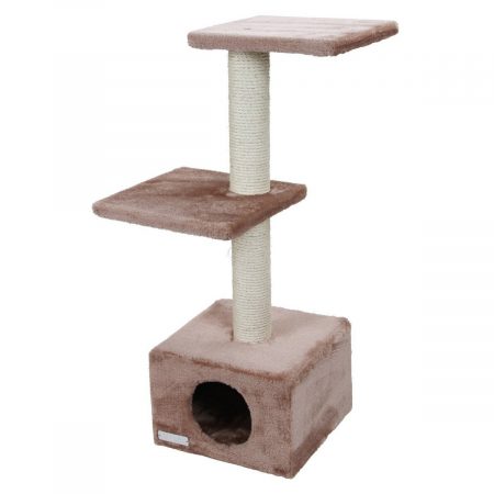 Krabpaal voor Katten Kerbl Venus Sweet Zwart Boomstructuur 30 x 30 x 85 cm