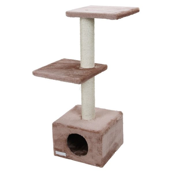 Krabpaal voor Katten Kerbl Venus Sweet Zwart Boomstructuur 30 x 30 x 85 cm