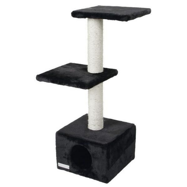 Krabpaal voor Katten Kerbl Venus Sweet Zwart Boomstructuur 30 x 30 x 85 cm