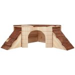 Miniatuurhuis Kerbl Knaagdieren 37 x 37 x 16 cm Bruin Hout
