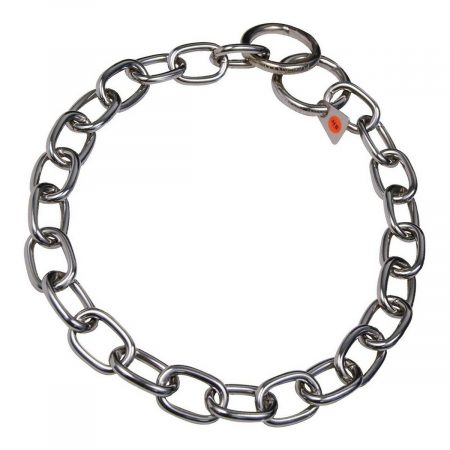 Hondenhalsband Hs Sprenger Zilverkleurig 4 mm Schakels Halflang 74 cm
