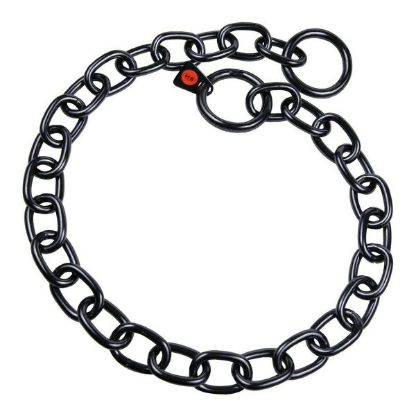 Hondenhalsband Hs Sprenger Zwart 4 mm Schakels Halflang (74 cm)
