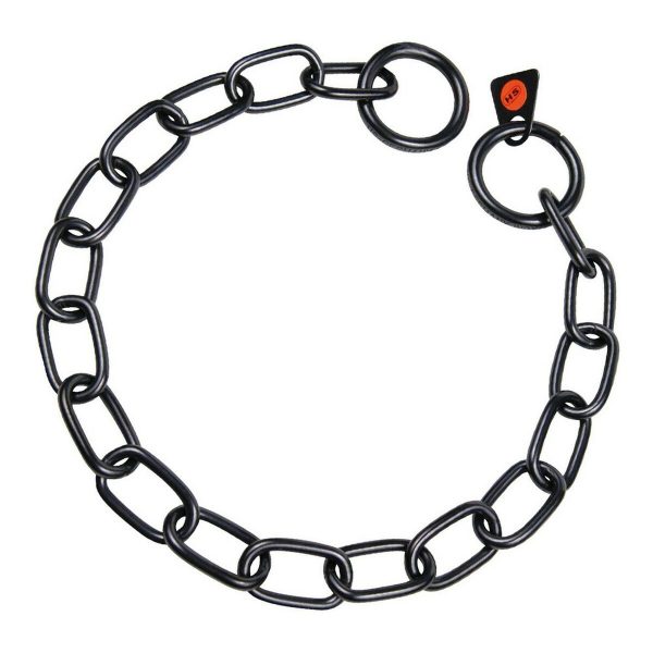 Hondenhalsband Hs Sprenger Zwart 3 mm Schakels Halflang (61 cm)