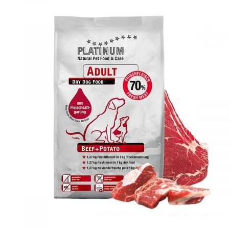 Voer Platinum 15 kg Volwassen Kalfsvlees