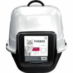 Transportkooi voor huisdieren MPETS 62 x 53 x 58 cm Wit Wit/Zwart Plastic