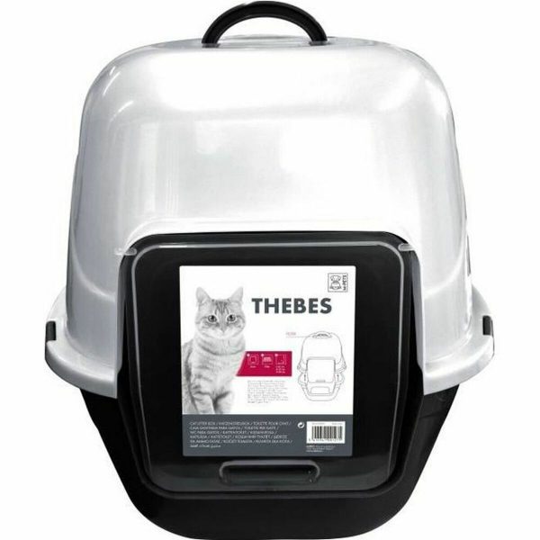 Transportkooi voor huisdieren MPETS 62 x 53 x 58 cm Wit Wit/Zwart Plastic