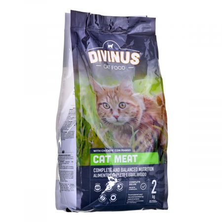 Kattenvoer Divinus Meat Volwassen Kip 2 Kg
