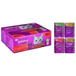 Kattenvoer Whiskas Classic Meals Kip Kalfsvlees Lam Vogels 80 x 85 g