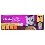 Kattenvoer Whiskas Pure Delight Kip Pauw Eend Vogels 40 x 85 g
