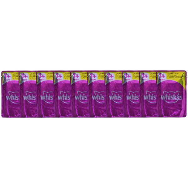 Kattenvoer Whiskas Pure Delight Kip Pauw Eend Vogels 40 x 85 g
