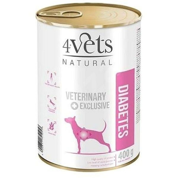 Natvoer 4VETS                                 Volwassen honden Pauw 400 g