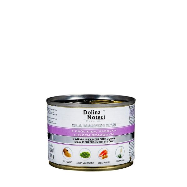 Natvoer Dolina Noteci Premium Groene bonen Konijnenvlees 185 g