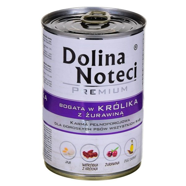 Natvoer Dolina Noteci Premium Bosbessen Konijnenvlees 400 g