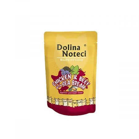 Kattenvoer Dolina Noteci Superfood Kip Kalfsvlees 85 g