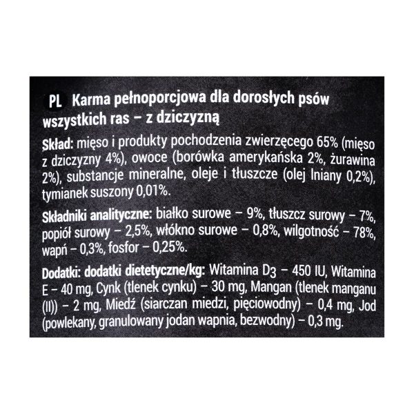 Natvoer Dolina Noteci Rafi Vlees 400 g