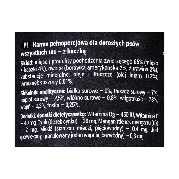 Natvoer Dolina Noteci Rafi Bosbessen Eend 400 g