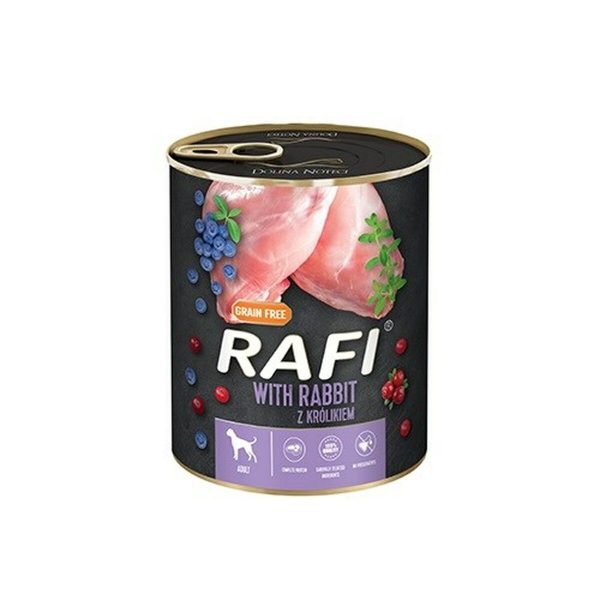 Natvoer Dolina Noteci Rafi Bosbessen Konijnenvlees 800 g
