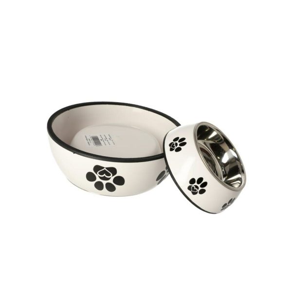 Drinkfontein Dingo 14490 Wit Roestvrij staal Plastic 480 ml (1 Onderdelen)