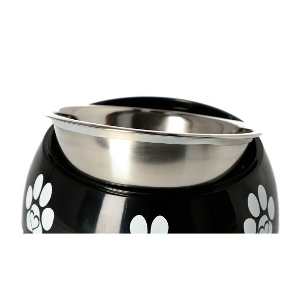 Drinkfontein Dingo 14491 Zwart Roestvrij staal Plastic 480 ml (1 Onderdelen)
