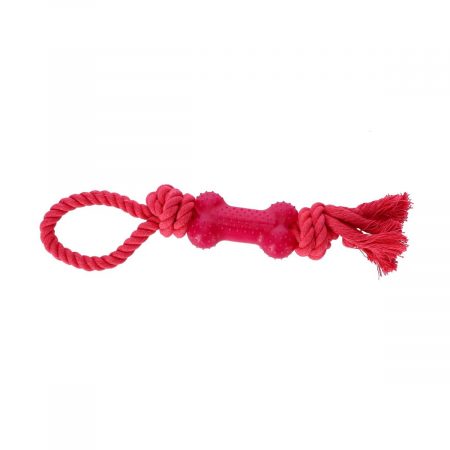 Hondenspeelgoed Dingo 30074 Roze Katoen Natuurlijk rubber