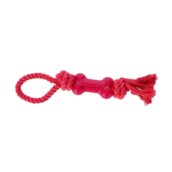 Hondenspeelgoed Dingo 30074 Roze Katoen Natuurlijk rubber