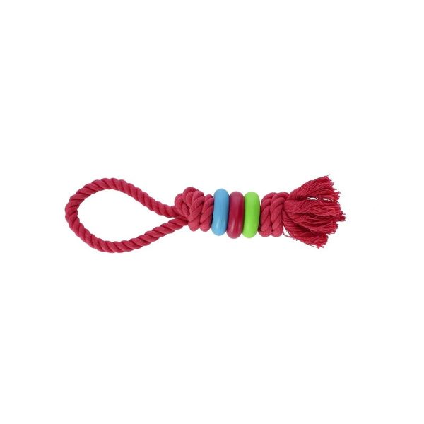 Hondenspeelgoed Dingo 30077 Roze Katoen Natuurlijk rubber