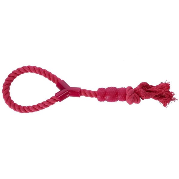 Hondenspeelgoed Dingo 30080 Roze Katoen Natuurlijk rubber