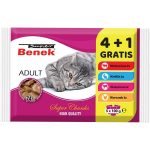 Kattenvoer Super Benek 5 x 100 g Kip Kalfsvlees Konijnenvlees