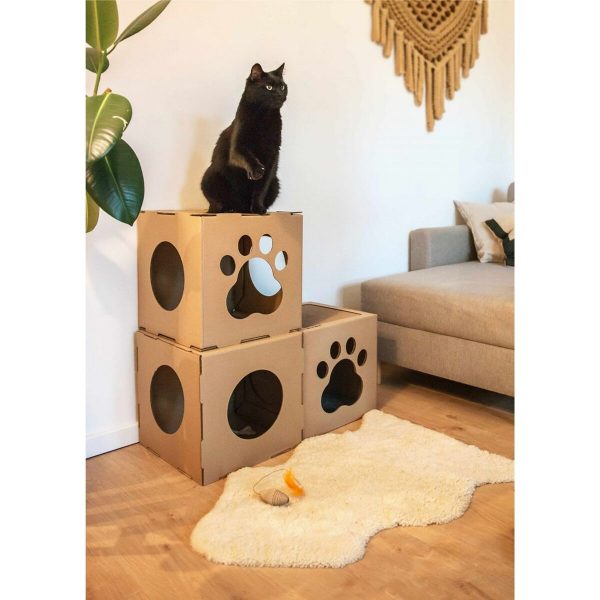 Hut Carton+Pets Twins Brons 36 x 36 x 36 cm